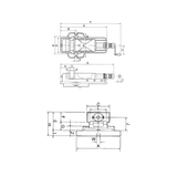 Morsa idraulica per macchine PHV 160