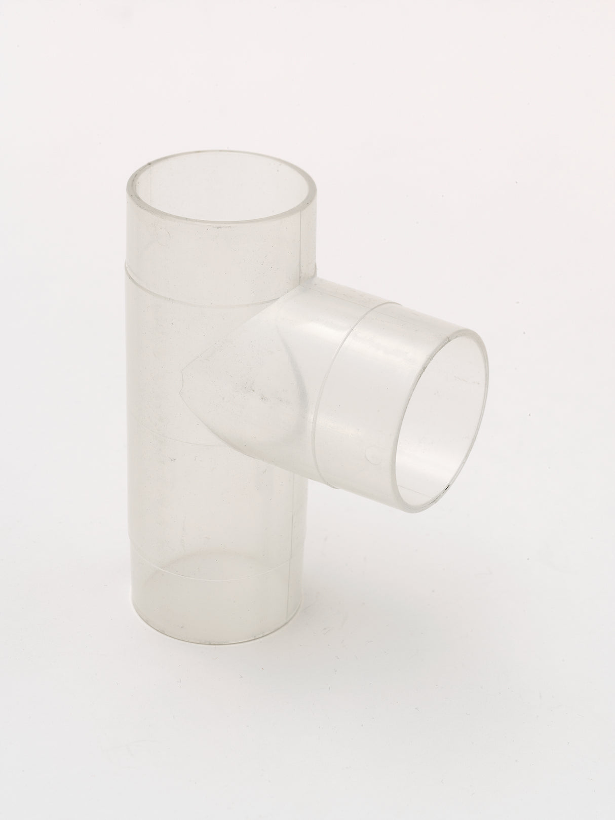 Raccordo a T trasparente Record Power CVA250-50-105 per sistemi di aspirazione da 2,5″, ideale per diramare o unire il flusso e monitorare il passaggio delle polveri.