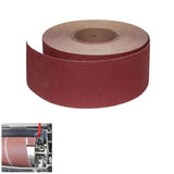 Rotolo abrasivo in tela 76 mm x 25 m, grana 150, ideale per levigatrici JET e JWDS. Progettato per sgrossatura e livellamento su legno e materiali compositi.