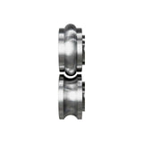 Rulli speciali Typ A5 con profilo da 1" installati su MSM 300 C per realizzare cordonature ampie e precise su lamiera.