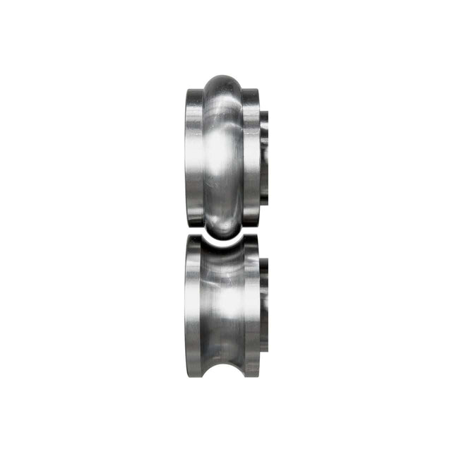 Rulli speciali Typ A5 con profilo da 1" installati su MSM 300 C per realizzare cordonature ampie e precise su lamiera.