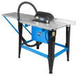Güde GTKS 315 / 400 V – Sega circolare da banco professionale trifase da 2800 W con piano zincato, lama HM Ø 315 mm e inclinazione lama fino a 45°.