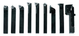 Set da tornio con inserti multitaglienti HM 12 mm, 9-pezzi, kit C