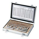 87-teiliger Parallelmessschieber-Blocksatz.