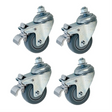 Set di 4 ruote professionali per Calibratrici LAGUNA SuperMax 1632 / 1938 con supporto da 450 kg. Ideali per spostamenti in laboratorio.