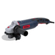 Smerigliatrice angolare Guede WS 125-1150 E da 1150 W, regolazione elettronica della velocità, calotta regolabile senza utensili e impugnatura a 3 posizioni.