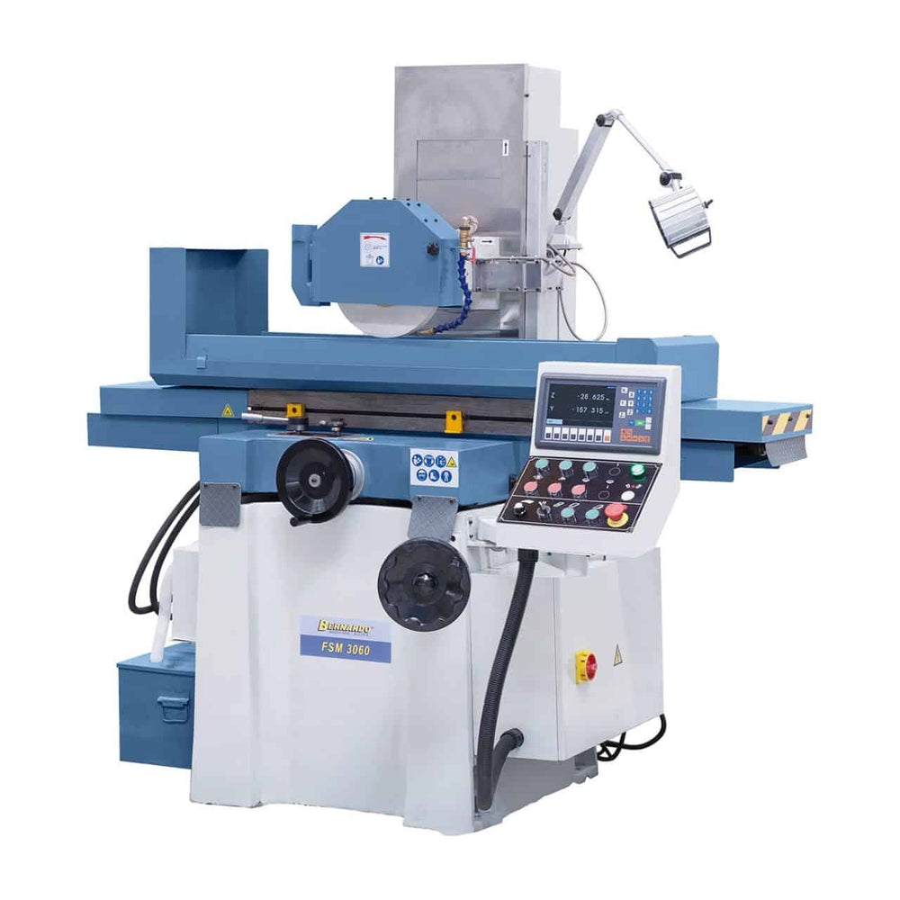 Bernardo Smerigliatrice FSM 3060 con visualizzatore digitale a 2 assi, mola Ø 300 mm e piastra magnetica 300 x 600 mm inclusa