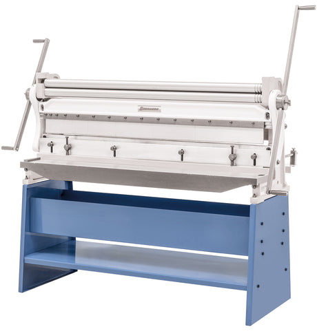 Stand C f. 3 IN 1 - 1320 con struttura in acciaio rinforzato e altezza regolabile fino a 1320 mm, ideale per officina e lavorazioni professionali.