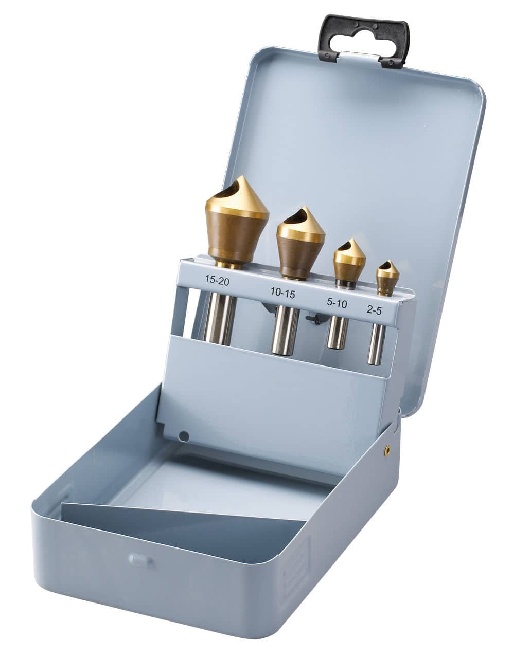 4-teilige 90°-Kegelspitzenfase