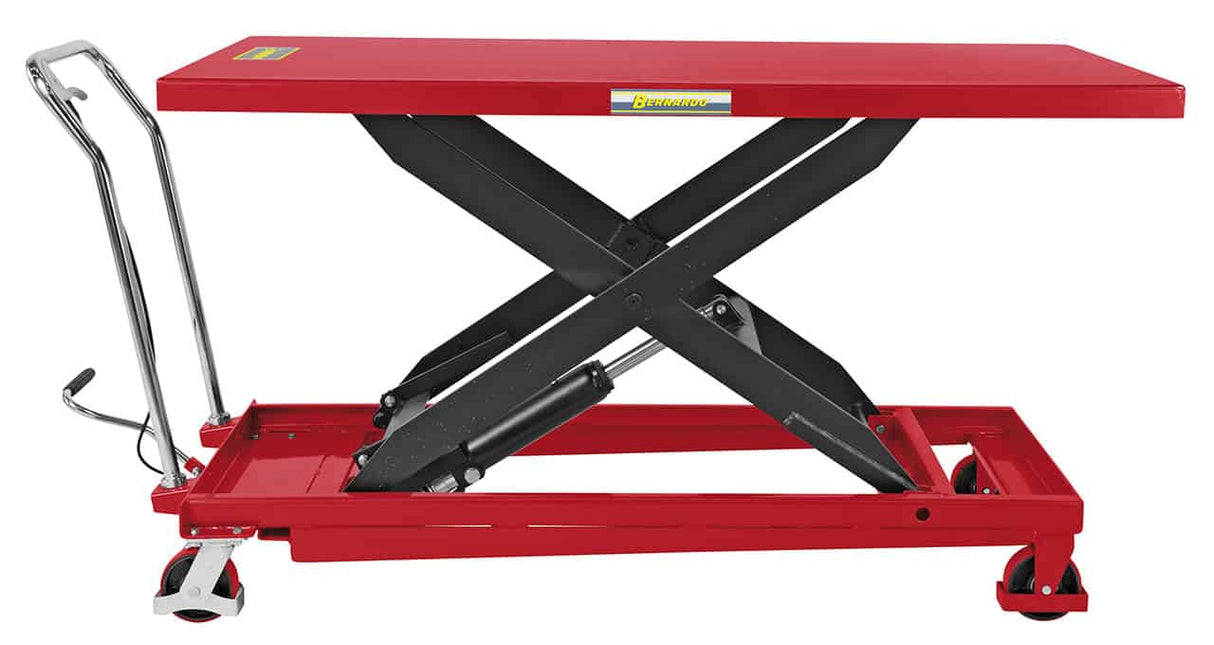 Tavolo di sollevamento a piattaforma idraulico con piano grande TG 1000