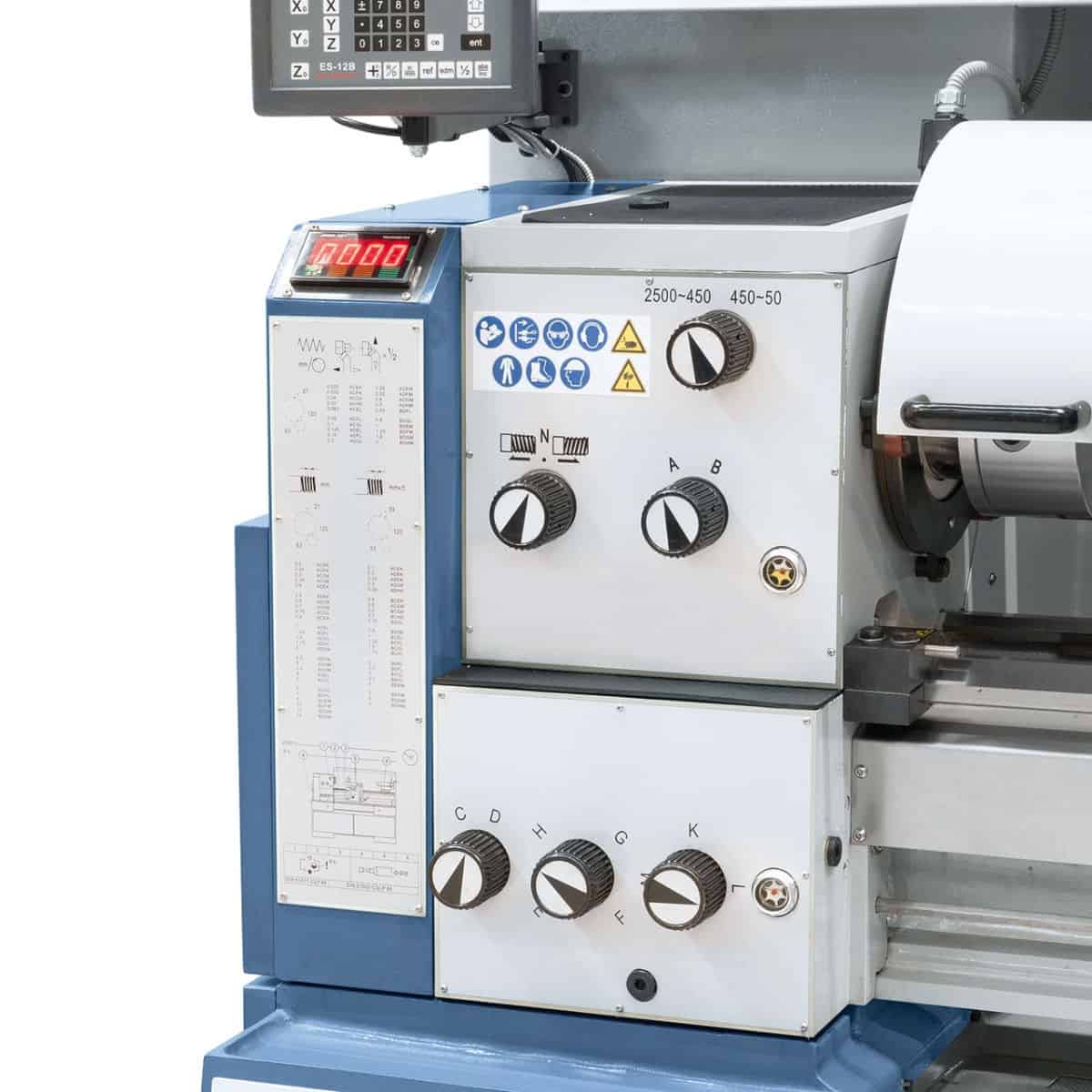 Tornio Bernardo Compact 400 V con DRO 3 assi ES-12 V
