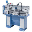  Vista laterale del tornio Hobby 800 G completo di mandrino, torretta portautensili e display digitale a 3 assi: perfetto per lavorazioni di precisione su piccoli pezzi in ambito didattico e hobbistico avanzato.