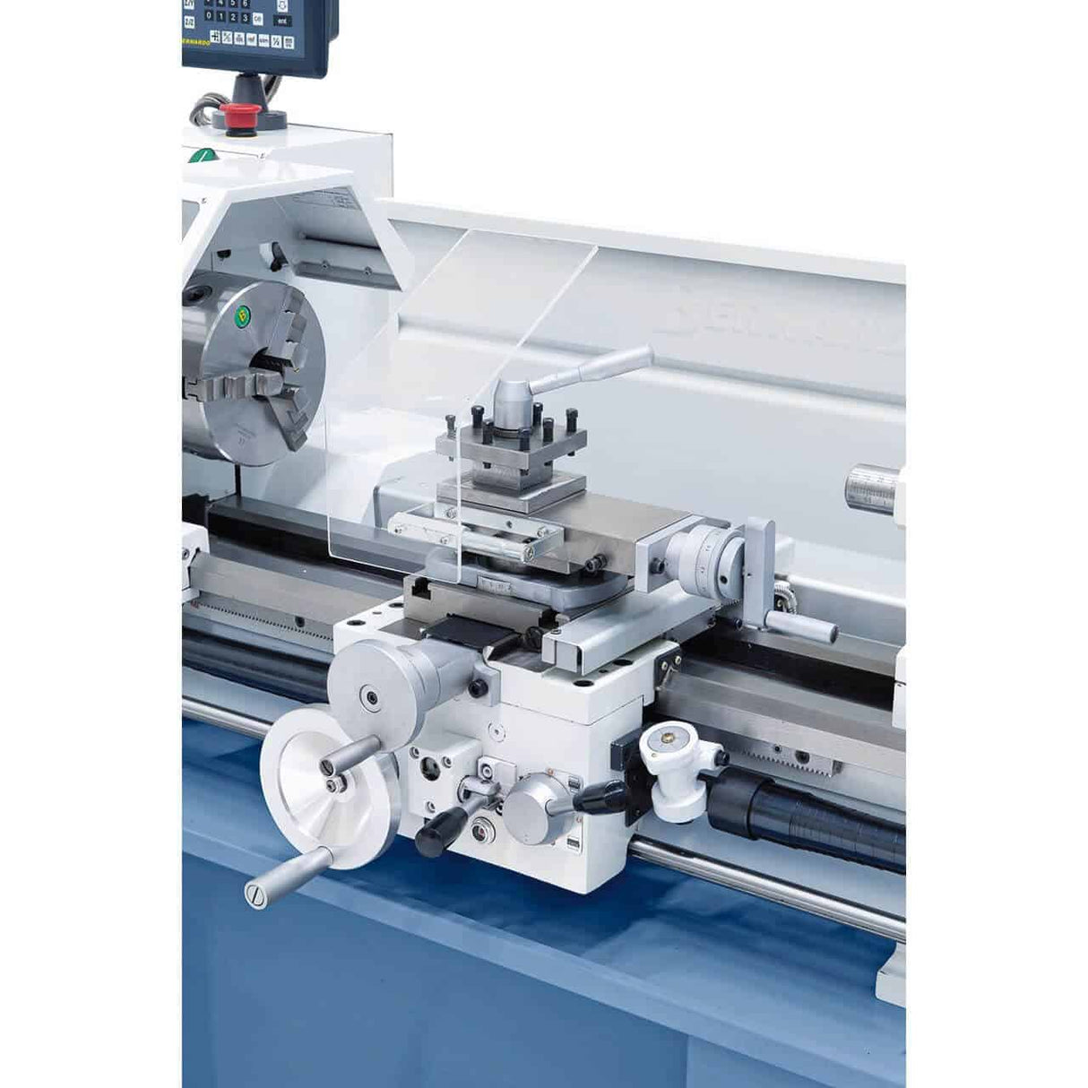 Tornio Bernardo Profi 700 Top / 230 V con DRO ES-12 V – Precisione avanzata