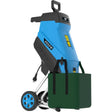Trituratore Güde GH 2501 con motore 2500 W, sacco 45 litri, rami fino a 45 mm, autoalimentazione.