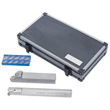 25 mm HM-Drehmeißel, abnehmbar, mit Wendeschneidplatte, zum Einstechen (innen/außen), 2 Stück