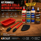 Kit pennelli colla in silicone con colla Titebond a scelta