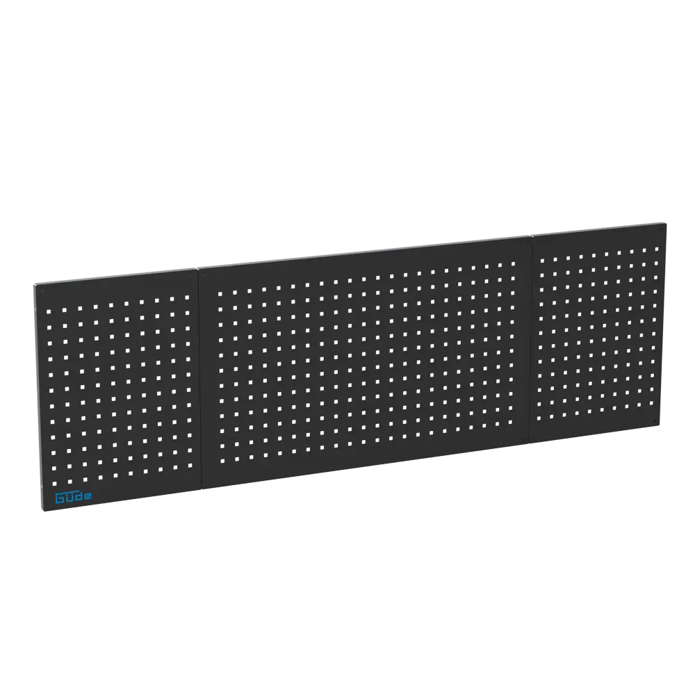 Pannello forato Güde GL 1709 XL, set 3 pezzi in acciaio verniciato per parete officina