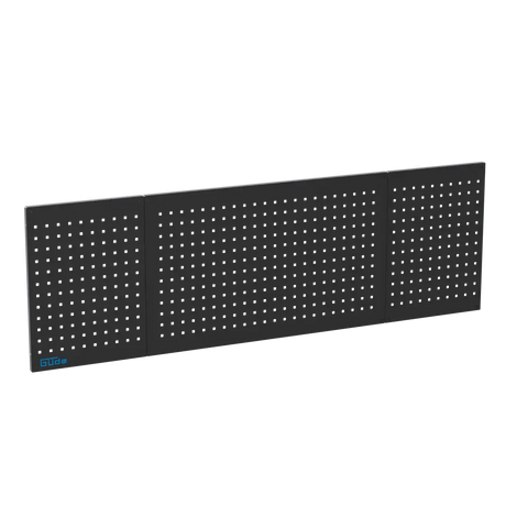 Pannello forato Güde GL 1709 XL, set 3 pezzi in acciaio verniciato per parete officina