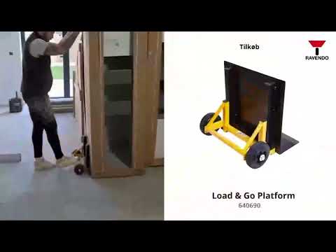 Ravendo Carrello da trasporto Fitters Mate 140-170 mm