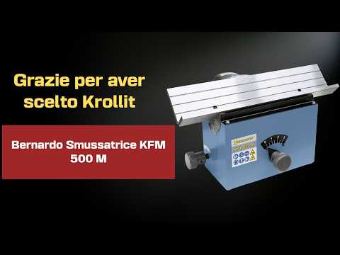 Bernardo Smussatrice KFM 500 M – 400V angolo variabile 15°–45°